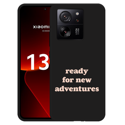 Cazy Hoesje Zwart geschikt voor Xiaomi 13T/13T Pro New Adventures