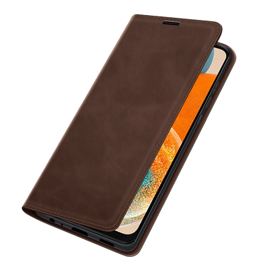 Cazy Wallet Magnetic Hoesje geschikt voor Samsung Galaxy A24 4G - Bruin