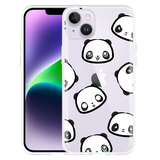 Hoesje geschikt voor iPhone 14 Plus - Panda Emotions