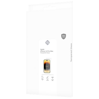 Cazy Tempered Glass Screen Protector geschikt voor iPhone 14 Pro Max - Transparant