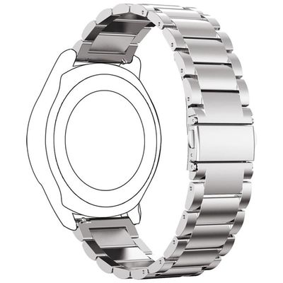 Cazy Metalen Band Samsung Galaxy Watch 46mm - Zilver