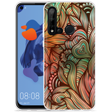 Cazy Hoesje geschikt voor Huawei P20 Lite 2019 - Abstract Colorful