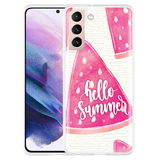 Hoesje geschikt voor Samsung Galaxy S21 - Summer Melon