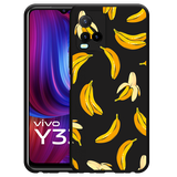 Hoesje Zwart geschikt voor vivo Y33s - Banana