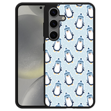 Hardcase Hoesje geschikt voor Samsung Galaxy S24 Pinguins