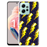 Hoesje geschikt voor Xiaomi Redmi Note 12 4G Pop Art Lightning
