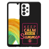 Hoesje Zwart geschikt voor Samsung Galaxy A33 - Summer Time