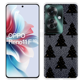 Hoesje geschikt voor Oppo Reno11 F Snowy Christmas Tree