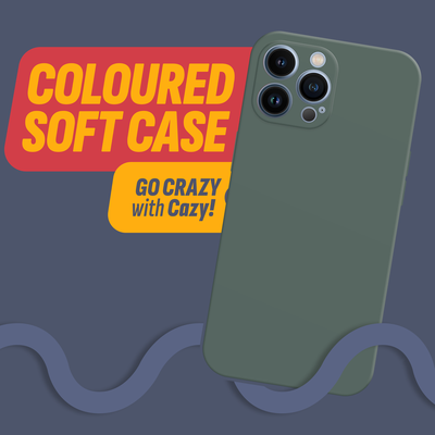 Cazy Soft Color TPU Hoesje geschikt voor iPhone 13 Pro Max - Groen