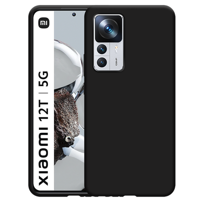 Cazy Soft TPU Hoesje geschikt voor Xiaomi 12T/12T Pro - Zwart
