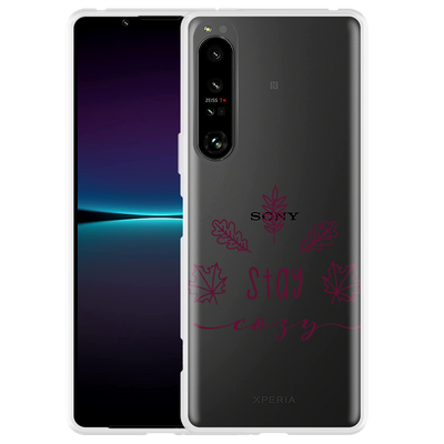 Cazy Hoesje geschikt voor Sony Xperia 1 IV - Stay Cozy