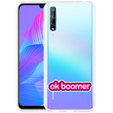 Hoesje geschikt voor Huawei P Smart S - OK Boomer