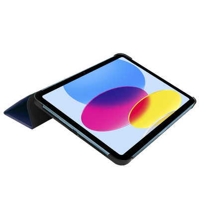 Cazy TriFold Hoes met Auto Slaap/Wake geschikt voor iPad 2022 (10th Gen) - Blauw