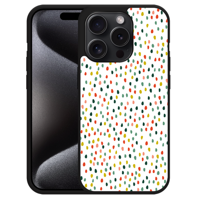 Cazy Hardcase Hoesje geschikt voor iPhone 15 Pro Happy Dots