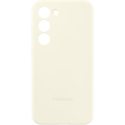 Samsung Galaxy S23+ Hoesje - Samsung Silicone Case - Cream