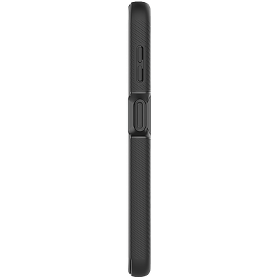 Cazy 360 Defense hoesje geschikt voor Samsung Galaxy A14 4G/5G met ingebouwde screenprotector - Zwart