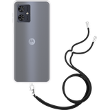 TPU Hoesje met Koord geschikt voor Motorola Moto G54 5G - Transparant