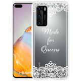 Hoesje geschikt voor Huawei P40 - Made for queens