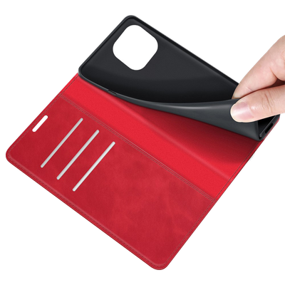 Cazy Wallet Magnetic Hoesje geschikt voor iPhone 14 - Rood