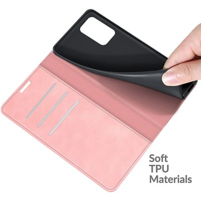 Cazy Wallet Magnetic Hoesje geschikt voor Samsung Galaxy A72 5G - Roze
