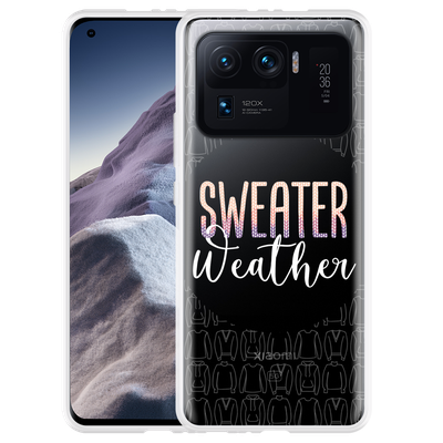Cazy Hoesje geschikt voor Xiaomi Mi 11 Ultra - Sweater Weather