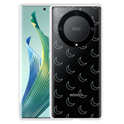 Cazy Hoesje geschikt voor Honor Magic5 Lite Maanpatroon II