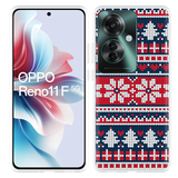 Hoesje geschikt voor Oppo Reno11 F Gebreide Kersttrui II