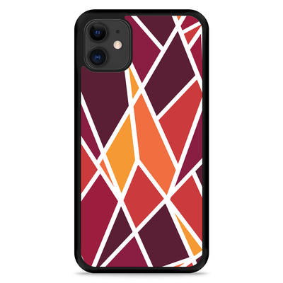 Cazy Hardcase hoesje geschikt voor iPhone 11 - Colorful Triangles