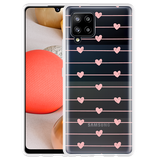 Hoesje geschikt voor Samsung Galaxy A42 - Pink Love