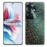 Hoesje geschikt voor Oppo Reno11 F Happy Dots