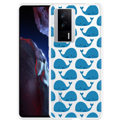 Cazy Hoesje geschikt voor Poco F5 Pro Whales