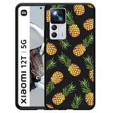 Hoesje Zwart geschikt voor Xiaomi 12T/12T Pro - Ananas