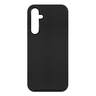 Cazy Rugged Texture TPU Hoesje - Telefoonhoesje geschikt voor Samsung Galaxy S23 FE - Zwart