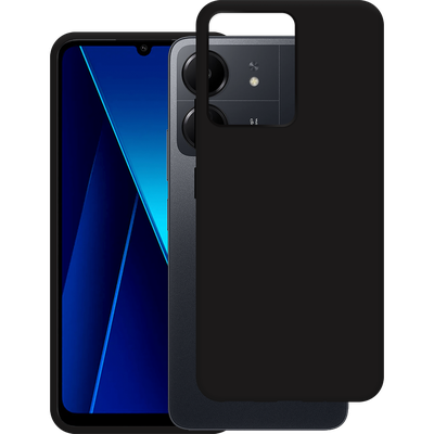 Just in Case Xiaomi Poco C65 - Soft TPU Case with Necklace Strap - Black