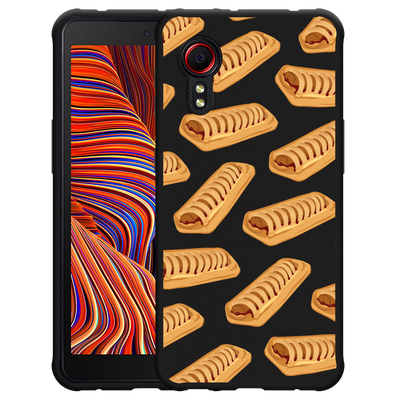 Cazy Hoesje Zwart geschikt voor Samsung Galaxy Xcover 5 - Frikandelbroodjes