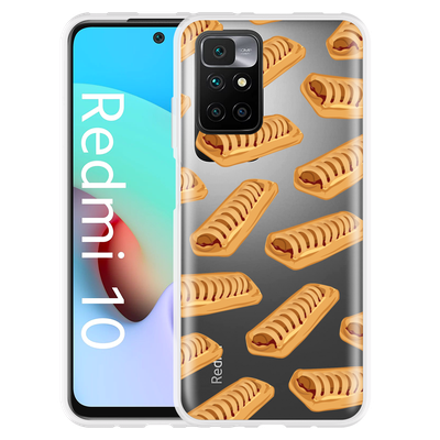 Cazy Hoesje geschikt voor Xiaomi Redmi 10 - Frikandelbroodjes
