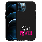 Hoesje Zwart geschikt voor iPhone 12 Pro Max - Girl Power