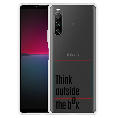 Cazy Hoesje geschikt voor Sony Xperia 10 IV - Think out the Box