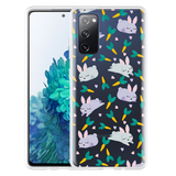 Hoesje geschikt voor Samsung Galaxy S20 FE - Funny Rabbit