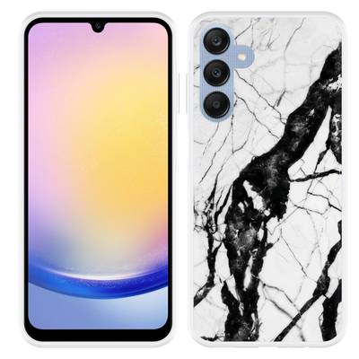 Cazy Hoesje geschikt voor Samsung Galaxy A25 Marmer Design