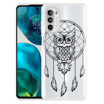 Cazy Hoesje geschikt voor Motorola Moto G52 - Dream Owl Mandala