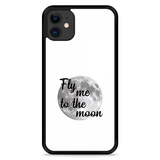 Hardcase hoesje geschikt voor iPhone 11 - Fly Me To The Moon