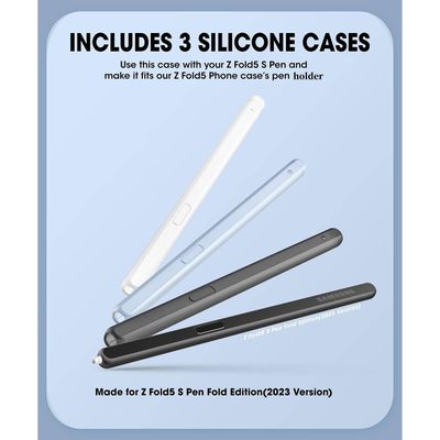 Supcase Unicorn Beetle Pro Pen Hoesje geschikt voor Samsung Galaxy Z Fold5 - Met ingebouwde screen protector - Zwart