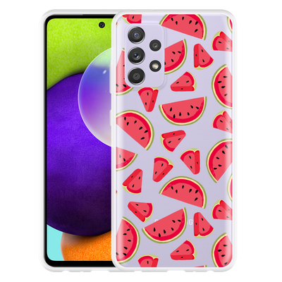 Cazy Hoesje geschikt voor Samsung Galaxy A52 5G - Watermeloen