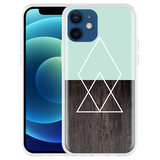 Hoesje geschikt voor iPhone 12 - Wood Simplicity