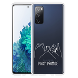 Hoesje geschikt voor Samsung Galaxy S20 FE - Pinky Promise