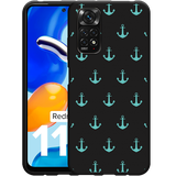 Hoesje Zwart geschikt voor Xiaomi Redmi Note 11/11S - Anker Patroon II