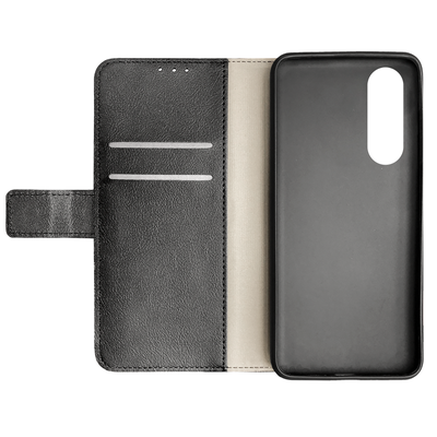 Cazy Wallet Classic Hoesje geschikt voor Sony Xperia 10 IV - Zwart