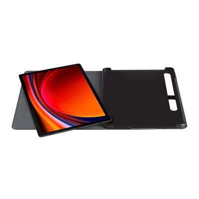 Gecko Covers Hoes geschikt voor Samsung Galaxy Tab S9/S9 FE - Easy-Click Eco - Zwart