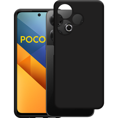 Cazy Soft TPU Hoesje geschikt voor  Xiaomi Poco M6 4G - Zwart